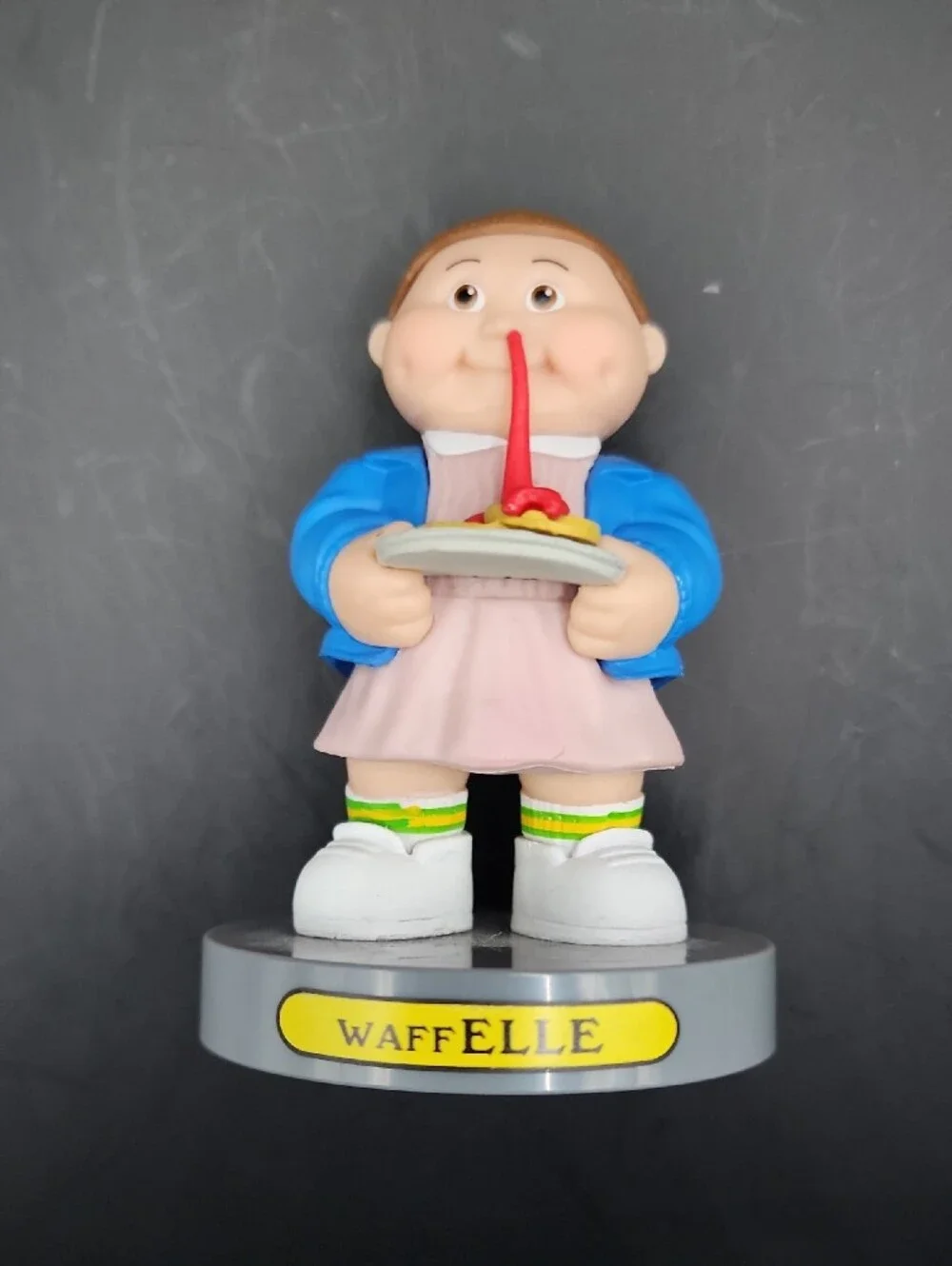 GPK X Stranger Things WaffELLE Kids Figurine Toy - Blue Jacket Collectible